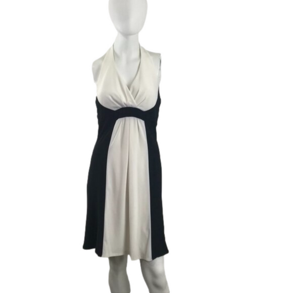 Frank Lyman Design Dresses & Skirts - Frank Lyman White & Black Halter Dress